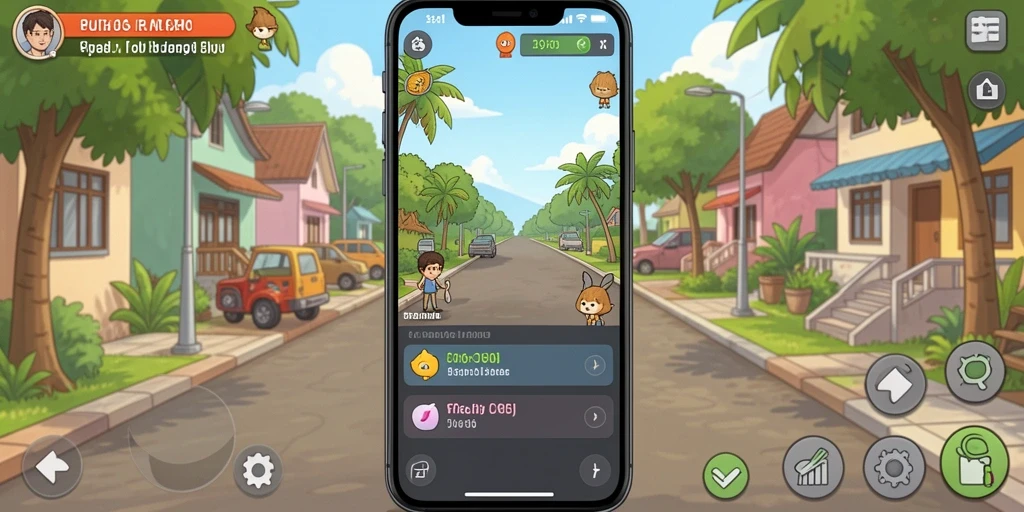Visual yang memukau dengan efek suara yang menarik.