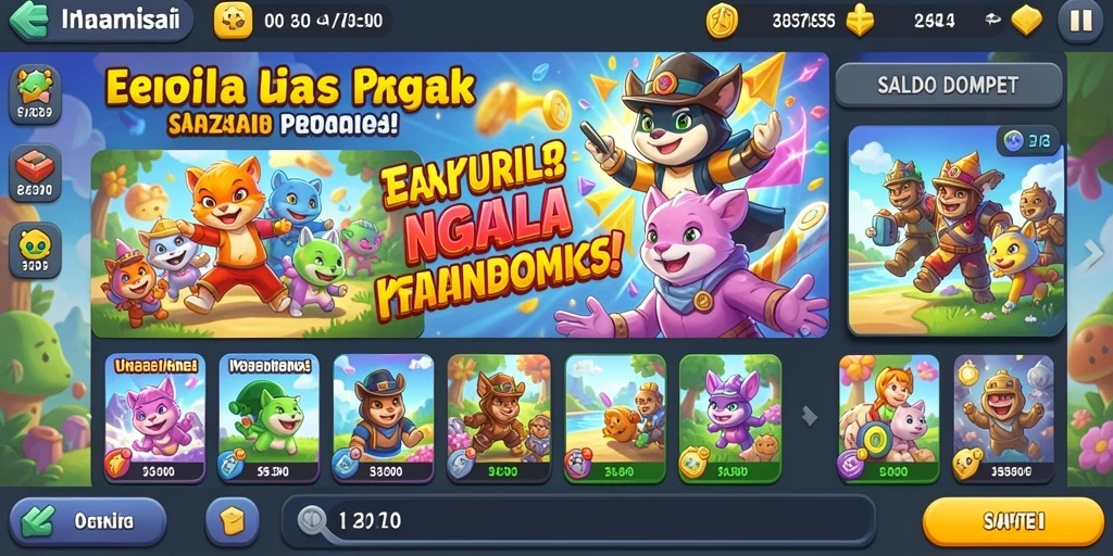 Mode permainan yang beragam dan menantang untuk semua level.