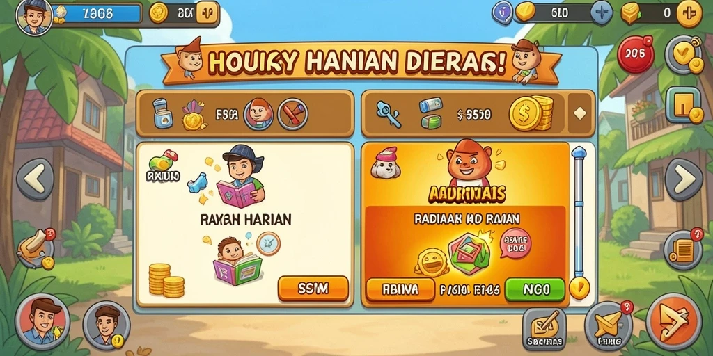 Mode permainan yang bervariasi dan menantang.