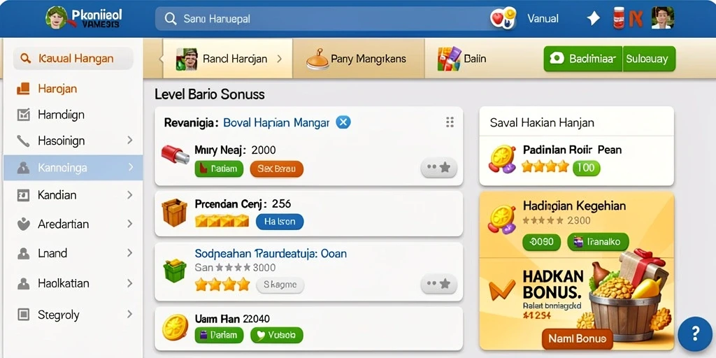 Screenshot memperlihatkan leaderboard dengan peringkat pemain.