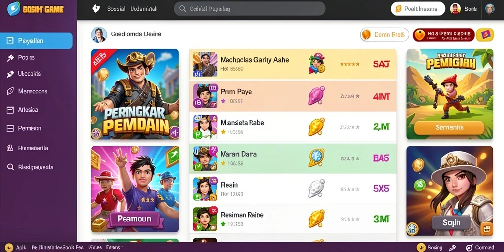 Fitur leaderboard untuk bersaing dengan teman.