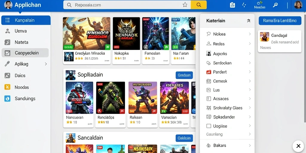 Ragam permainan yang menghibur dan menyenangkan.